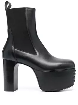 Rick Owens ботильоны Minimal Grill 195 на платформе, черный