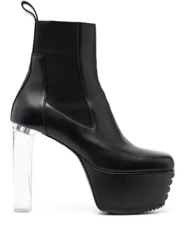 Rick Owens ботильоны Minimal Grill Beatle 145, черный