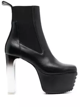 Rick Owens ботильоны на платформе, черный