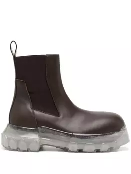 Rick Owens ботинки Beatle Bozo Tractor, коричневый