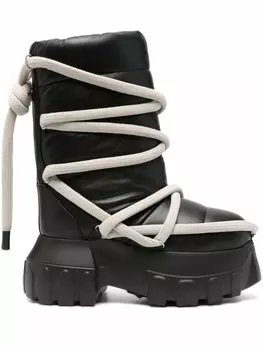 Rick Owens ботинки Lunar Mega Tractor, черный