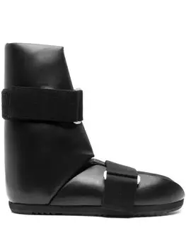 Rick Owens ботинки Splint с открытым носком, черный