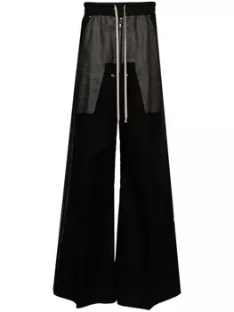 Rick Owens брюки Bela широкого кроя, черный