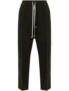 Rick Owens брюки Bela, зеленый