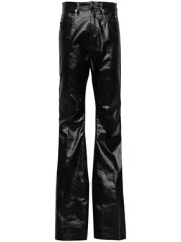 Rick Owens брюки bootcut Lido Bolan, черный