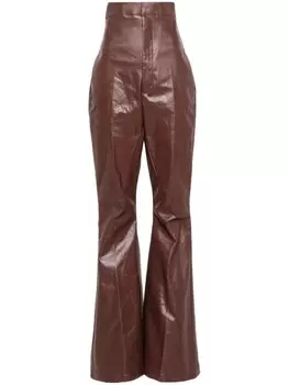 Rick Owens брюки Dirt Bolan, коричневый