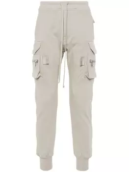 Rick Owens брюки карго Mastodon, нейтральный цвет