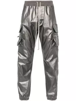 Rick Owens брюки карго Mastodon, серый
