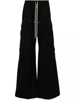Rick Owens брюки-карго с завязками, черный