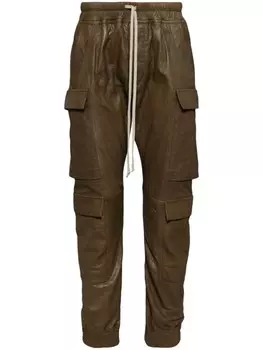 Rick Owens брюки Mastodon Megacargo, коричневый