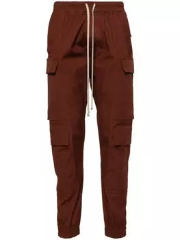 Rick Owens брюки Mastodon Megacargo, красный