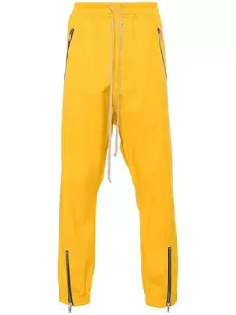 Rick Owens брюки Tecuatl, желтый