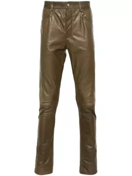 Rick Owens брюки Tyrone, зеленый