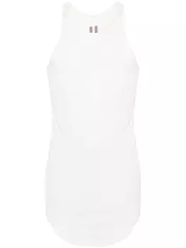 Rick Owens длинный топ без рукавов, белый