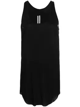 Rick Owens длинный топ без рукавов, черный
