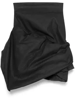 Rick Owens драпированная мини-юбка, черный