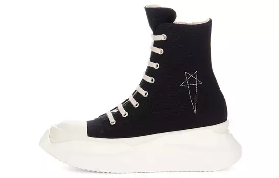 Rick Owens DRKSHDW Abstract High Top Black Pearl Women's
