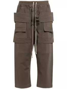 Rick Owens DRKSHDW брюки карго Creatch, коричневый