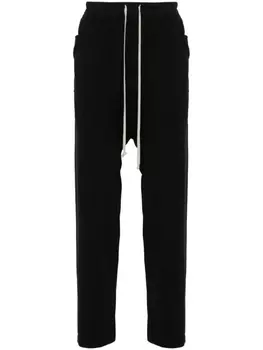 Rick Owens DRKSHDW брюки с низким шаговым швом, черный
