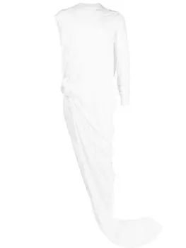 Rick Owens DRKSHDW длинная рубашка, белый