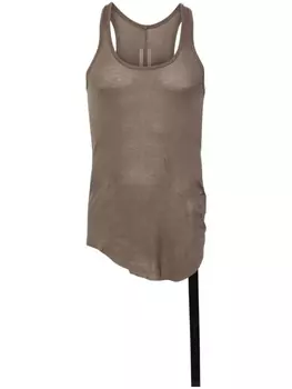 Rick Owens DRKSHDW длинный топ без рукавов, коричневый