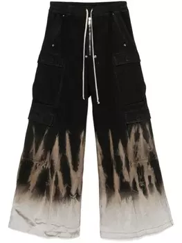 Rick Owens DRKSHDW джинсы Double Cargo Jumbo Belas, черный