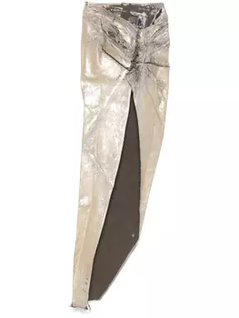 Rick Owens DRKSHDW Edfu макси юбка, золотой