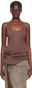 Rick Owens DRKSHDW Фиолетовая базовая майка