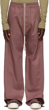 Rick Owens DRKSHDW Фиолетовые спортивные штаны на кнопках