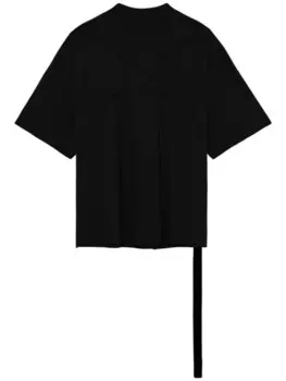 Rick Owens DRKSHDW футболка с ремешком, черный