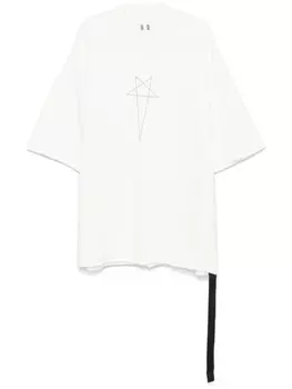 Rick Owens DRKSHDW футболка Tommy, белый
