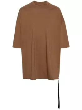 Rick Owens DRKSHDW футболка Tommy из органического хлопка, коричневый