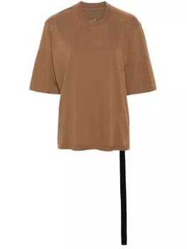 Rick Owens DRKSHDW футболка Walrus T из органического хлопка, коричневый