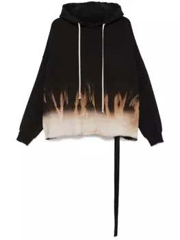 Rick Owens DRKSHDW худи Crater, черный