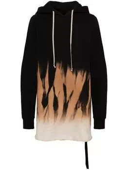 Rick Owens DRKSHDW худи с абстрактным принтом