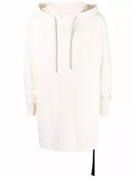 Rick Owens DRKSHDW худи с кулиской, нейтральный цвет