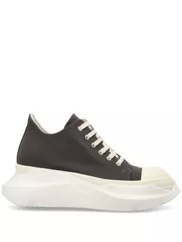 Rick Owens DRKSHDW кеды Abstract Low на шнуровке, серый