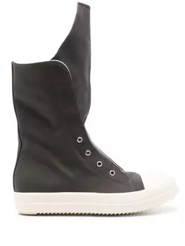 Rick Owens DRKSHDW кеды с крупным язычком, серый