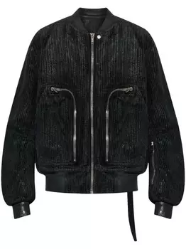 Rick Owens DRKSHDW куртка-бомбер Bauhaus Flight, черный
