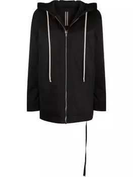 Rick Owens DRKSHDW куртка с капюшоном и кисточками, черный