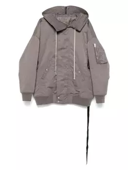Rick Owens DRKSHDW куртка с капюшоном, серый