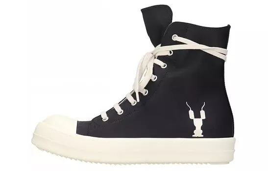 RICK OWENS DRKSHDW Lido High Pentagram Black Pearl Women's