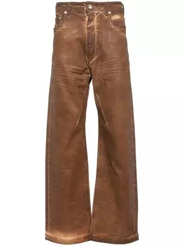 Rick Owens DRKSHDW прямые джинсы, нейтральный цвет