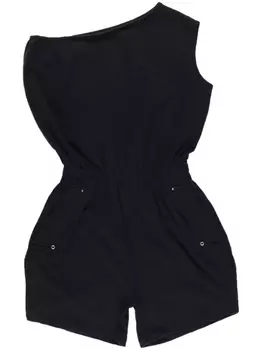 Rick Owens DRKSHDW ромпер на одно плечо, черный