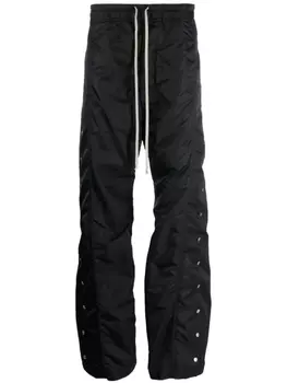 Rick Owens DRKSHDW широкие брюки Babel Pusher с кулиской, черный