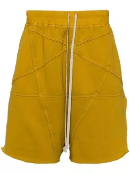 Rick Owens DRKSHDW шорты на шнурке, желтый