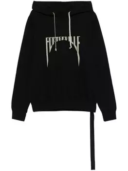 Rick Owens DRKSHDW толстовка большого размера, черный