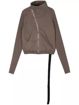 Rick Owens DRKSHDW толстовка на молнии, коричневый