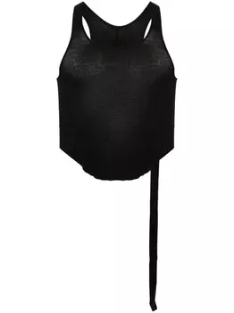 Rick Owens DRKSHDW топ без рукавов Basic, черный