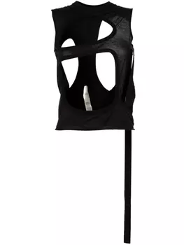 Rick Owens DRKSHDW топ без рукавов, черный